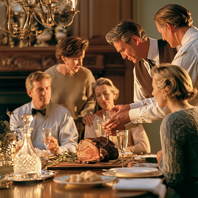 Elegant food for an anniversary or special occasion